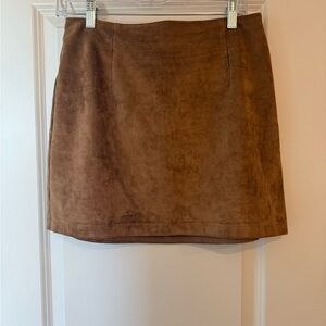 Abercrombie & Fitch Tan Mini Skirt